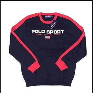 Mens Polo Ralph Lauren-Polo Sport sweatshirt 2XB-Embroidered Logo-NWT